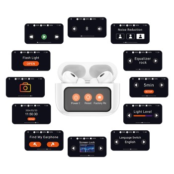 BOROFONE TWS BLUETOOTH EARPHONES BW76 BROCADE ANC WHITE - 4